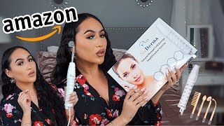 NuDerma Skin Therapy Wand Machine Amazon Review [upl. by Idnam]