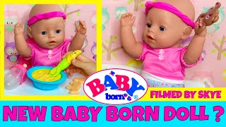 💞Welcome New Baby Born Doll To Our Channel ☀️Morning Routine Filmed amp Edited By Skye🎀 [upl. by Inamik]