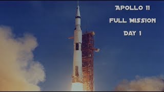 Apollo 11  Day 1 Full Mission [upl. by Ruder]