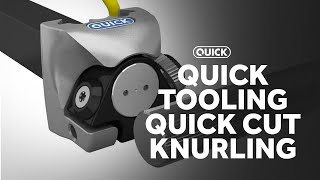 Quick Tooling Quick Cut Knurling Tools [upl. by Terrijo237]