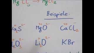 Ionenbindung von MgCl2 Schalenmodell und Kreuzregel [upl. by Keslie]