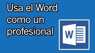 Haz trabajos tesis documentos profesionales y más con WORD [upl. by Kera]