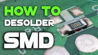 How to desolder SMD components without special tools [upl. by Kristine]