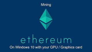 Ethereum mining  Windows 10 Gaming PC  To Binance Wallet  Pool [upl. by Lyris]