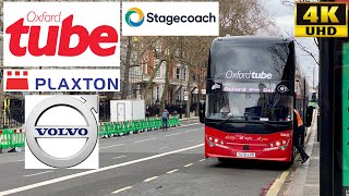 Stagecoach Oxford Tube London to Oxford Plaxton Panorama Body Volvo B11RLET Coach 50422YX70LUD [upl. by Manaker153]