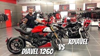 Ducati Diavel 1260 vs Ducati XDiavel [upl. by Gabler892]