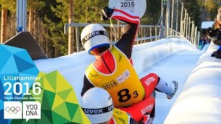 Luge Team Relay  Germany win gold  Lillehammer 2016 Youth Olympic Games [upl. by Avika]