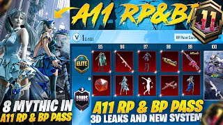 A11 Royal Pass amp Bonus Pass 3D  Total 8 Mythic Sets  Upgradable Skin PUBGM [upl. by Limhaj894]