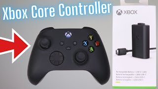 Xbox Series X Core Controller  USBC Play and Charge Kit Review [upl. by Lennahs]