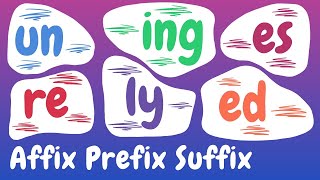 How To Explain Affixes Prefixes Suffixes  English Grammar Lessons [upl. by Sihtam593]