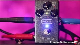 Review Demo  MXR M300 Reverb [upl. by Tamaru703]