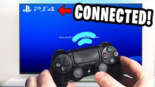 PS4 Controller Wont Connect Try THIS How To Connect PS4 Controller To PS4 [upl. by Nerrawed]