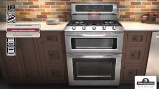 Estufas con horno doble KitchenAid [upl. by Ardnoed]