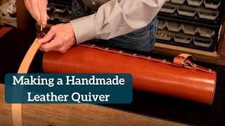 Handmade Leather Quiver [upl. by Shandeigh]