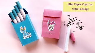 Mini Paper Jar with Package  DIY Paper Box  DIY Cute Paper Box [upl. by Schreib636]