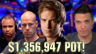 Isildurs Top 5 BIGGEST Pots ft Phil Ivey and Patrik Antonius [upl. by Nnaeirrac]