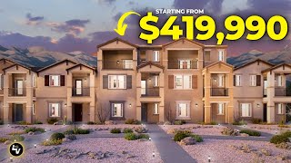 Henderson NV AFFORDABLE LUXURY Townhome For Sale  Las Vegas Real Estate [upl. by Ecneitap]