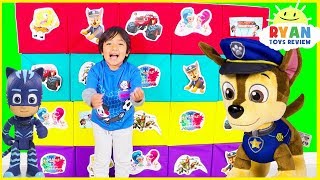 Giant Smash Surprise Toys with Paw Patrol Jurassic World Dinosaur Incredible 2 [upl. by Niwled]