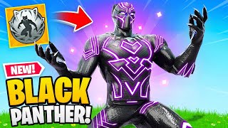 BLACK PANTHER in FORTNITE New Mythic Weapon [upl. by Aisorbma253]