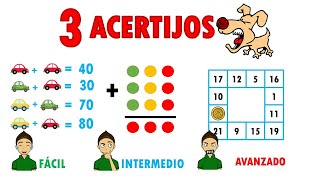 3 ACERTIJOS PERROTES  Retos matemáticos  Solo para genios [upl. by Edsel794]