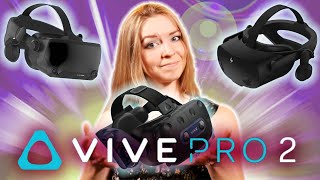 New gaming PCVR Vive Pro 2  better than Valve Index and Reverb G2 [upl. by Ezechiel]