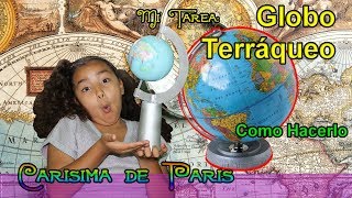 Tip Hacer un Globo Terráqueo Maqueta de la Tierra [upl. by Lynna]