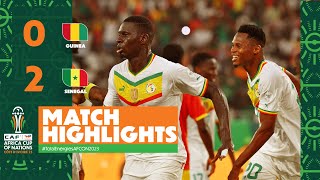 HIGHLIGHTS  Guinea 🆚 Senegal TotalEnergiesAFCON2023  MD3 Group C [upl. by Mendie747]