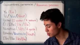 Pronomes pessoais em Espanhol [upl. by Derte]