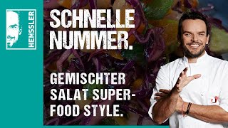 Schnelles Gemischter Salat quotSuperfood Stylequot  Rezept von Steffen Henssler [upl. by Fonda]