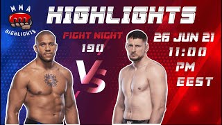 UFC Fight Night 190 Ciryl Gane Vs Alexander Volkov MMA Highlights [upl. by Nailimixam]