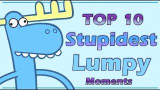 Top 10 STUPIDEST LUMPY Moments from Happy Tree Friends [upl. by Kasey276]