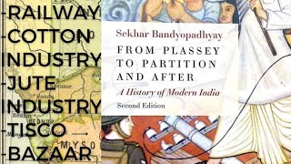 v 29 Railways Empire and Economy chapter 2 shekhar bandyopadhyay from Plassey to partition [upl. by Supmart]