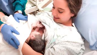 TEEN MOM HIGH RISK PREGNANCY NATURAL LABOR AND DELIVERY STORY  MY WATER BROKE AT HOME [upl. by Llehcam]