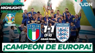 Highlights  Italia 1321 Inglaterra  UEFA Euro 2020  Final  TUDN [upl. by Dudley797]