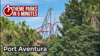 PortAventura World Spain  Theme Parks in 5 Minutes [upl. by Eiddal]