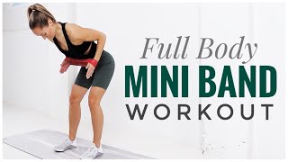 Full Body Mini RESISTANCE BAND Workout [upl. by Inor]