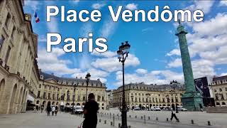 Place Vendôme Paris Walking Tour France HD 4K 60fps [upl. by Kendrick881]