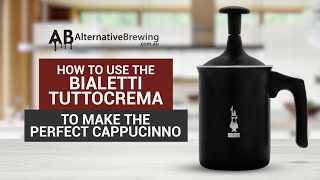 How to Use the Bialetti Tuttocrema Milk Frother [upl. by Aleina]