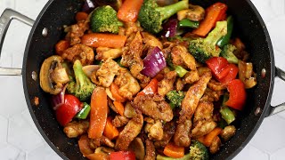 Perfect Chicken Stir Fry  Chicken Vegetable Stir Fry [upl. by Prevot]