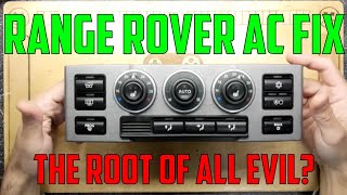 L322 Range Rover HVAC Panel AC Fix [upl. by Aehs757]