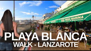 4K Virtual Playa Blanca Lanzarote Tour of Town amp Seafront What to see in 1 day [upl. by Lewis]