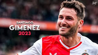 Santiago Giménez 2023 ► Crazy Skills Assists amp Goals  Feyenoord  HD [upl. by Olbap157]