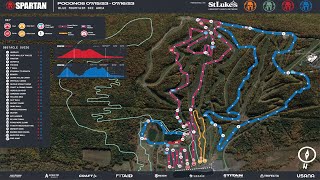 Spartan Palmerton Poconos Map Review 2023 [upl. by Starlin]