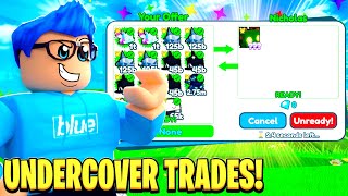 RussoPlays Makes UNDECOVER TRADES In Pet Simulator X AGAIN Roblox [upl. by Amadeo]