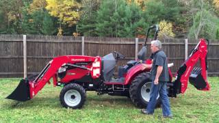 Mahindra 1533 HST Loader Backhoe Full Walkthru [upl. by Atinej986]