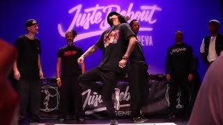 Les Twins  Larrys Full Judge Demo Juste Debout Geneva 2020 [upl. by Balfour]