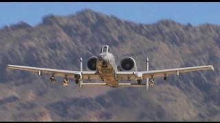 Spectacular A10 Live Fire Action in the Desert [upl. by Isiad]