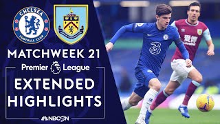 Chelsea v Burnley  PREMIER LEAGUE HIGHLIGHTS  1312021  NBC Sports [upl. by Sirois695]