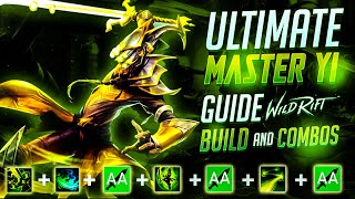 Wild Rift  Master Yi Guide  Build Combos Runes Tips and Tricks [upl. by Joash]