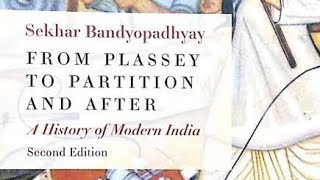 v16 chapter 1 shekhar Bandopadhyay from Plassey to partition modern India history [upl. by Tersina]